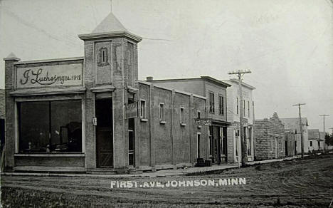 First Avenue, Johnson Minnesota, 1926