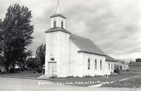 Bethel Church, Karlstad Minnesota, 1950's