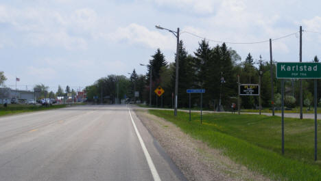 Entering Karlstad Minnesota on US Highway 75, 2008