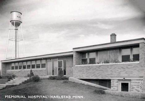 Memorial Hospital, Karlstad Minnesota, 1950's