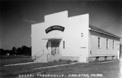 Gospel Tabernacle, Karlstad Minnesota, 1950's