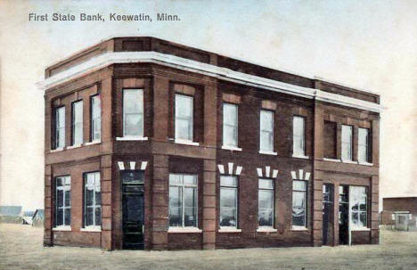 First State Bank, Keewatin Minnesota, 1911