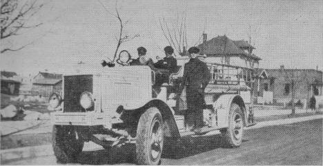Keewatin Minnesota Fire Department's first fire truck