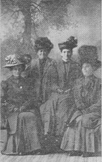 Charter Members of the First Ladies Aid, Francis Higgins Memorial Presbyterian Church, Keewatin Minnesota