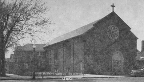 St. Mary's Catholic Church in Keewatin Minnesota, 1956