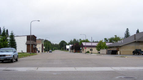 Street scene, Kelliher Minnesota, 2009