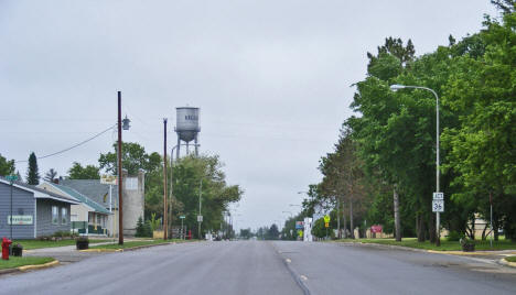 Street scene, Kelliher Minnesota, 2009