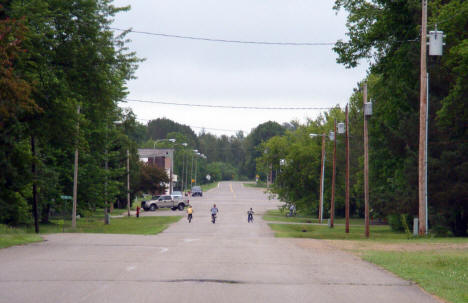 Street scene, Kelliher Minnesota, 2009