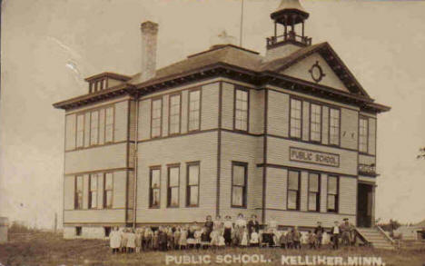 Kelliher School, Kelliher Minnesota, 1910
