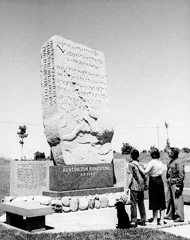 Kensington Runestone, Kensington Minnesota, 1958