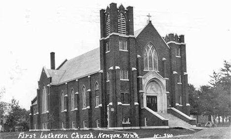 First Lutheran Church, Kenyon Minnesota, 1934