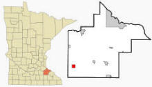 Location of Kenyon, Minnesota