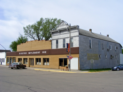 Street scene. Kiester Minnesota, 2014