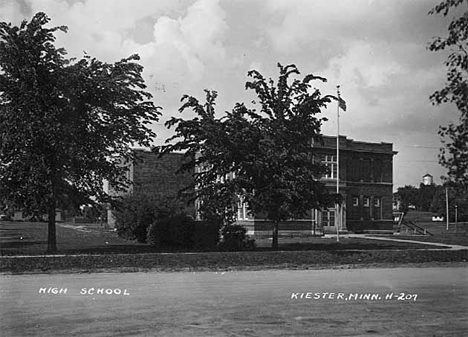 High school, Kiester Minnesota, 1952