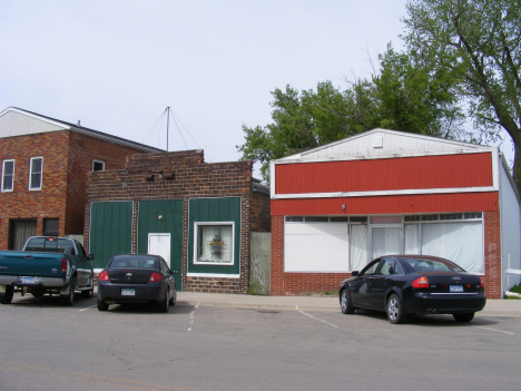 Street scene, Kiester Minnesota, 2014