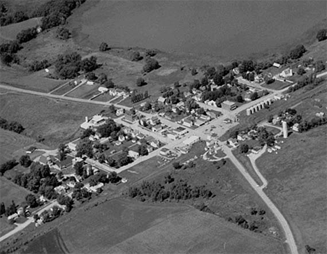 Aerial view, Kilkenny Minnesota, 1971