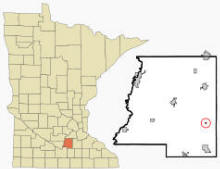 Location of Kilkenny, Minnesota