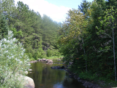 View of the Baptist River in Finland Minnesota, 2007