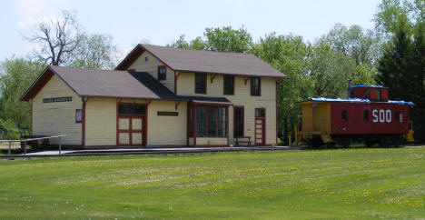 Old Lake Bronson Railroad Depot, Lake Bronson Minnesota, 2008