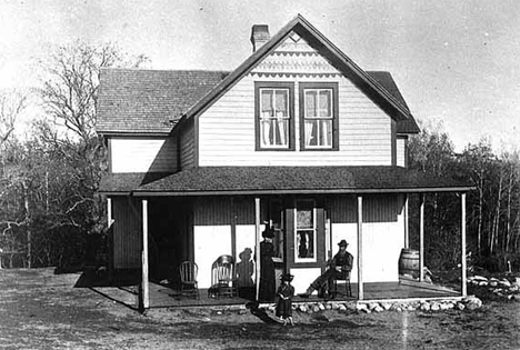 Giles Bronson home, Lake Bronson Minnesota, 1900