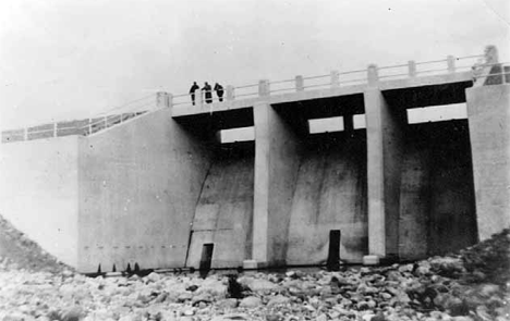 Bronson Dam, Kittson County, 1937