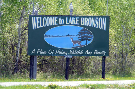 Lake Bronson Minnesota Welcome Sign, 2008