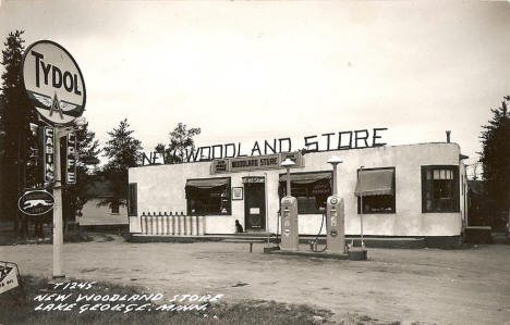 New Woodland Store, Lake George Minnesota, 1940's?