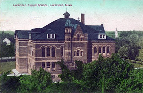 Lakefield Public School, Lakefield Minnesota, 1909