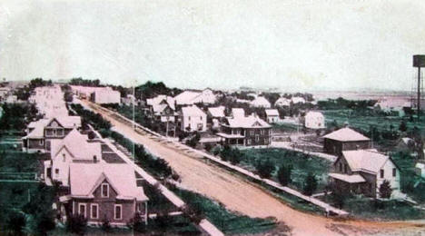 Birds eye view, Lamberton Minnesota, 1909