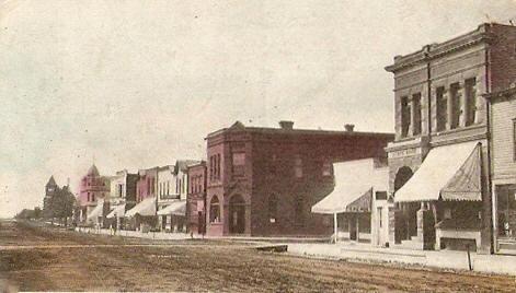 General view, Business District, Lamberton Minnesota, 1907