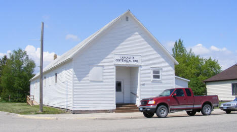 Lancaster Centennial Hall, Lancaster Minnesota, 2008