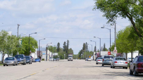 Street scene, Lancaster Minnesota, 2008