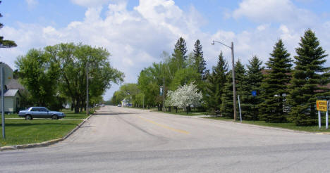 Street scene, Lancaster Minnesota, 2008