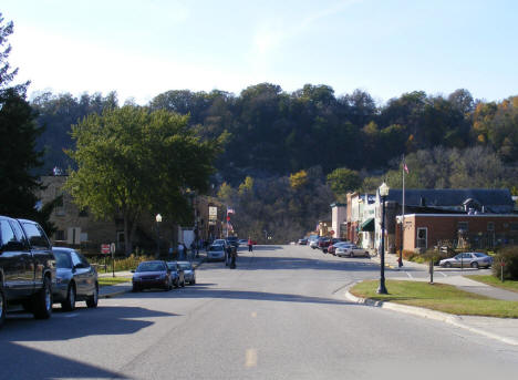 Street scene, Lanesboro Minnesota, 2009