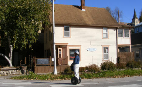 Segway rider touring Lanesboro Minnesota, 2009