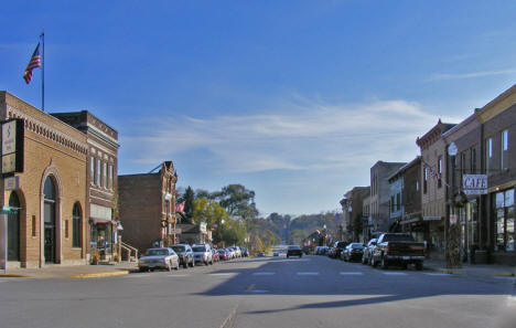 Street scene, Lanesboro Minnesota, 2009