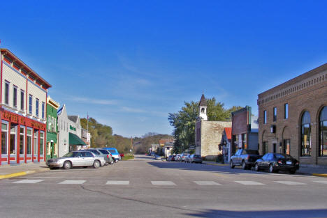 Street scene, Lanesboro Minnesota, 2009