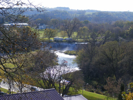 Root River from Church Hill, Lanesboro Minnesota, 2009