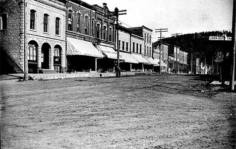West side of Main Street, Lanesboro Minnesota, 1906