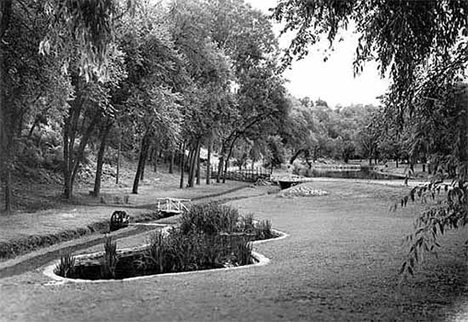 A view of Sylvan Park, Lanesboro Minnesota, 1935