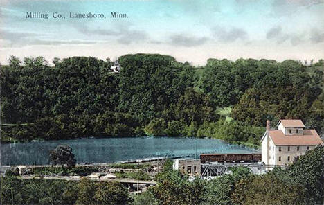Lanesboro mill, Lanesboro Minnesota, 1910's