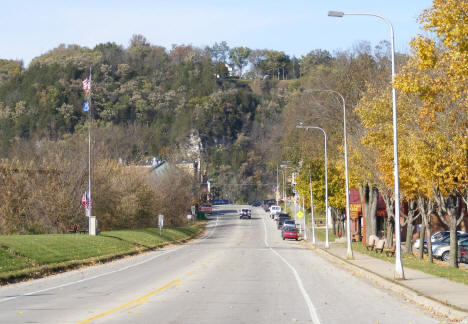 Street scene, Lanesboro Minnesota, 2009