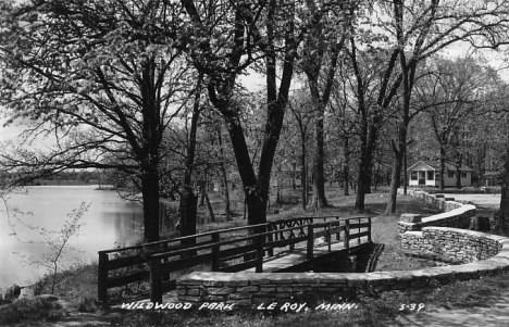 Wildwood Park, Le Roy Minnesota, 1950's?