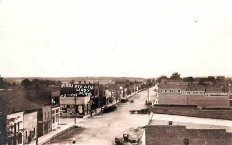 Birds eye view, Le Roy Minnesota, 1911