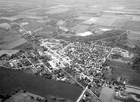 Aerial view, LeRoy Minnesota, 1980