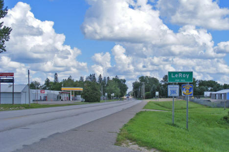 Entering Le Roy Minnesota, 2010