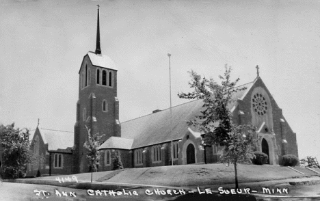 Catholic Church, Le Sueur Minnesota, 1950's