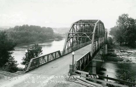 Minnesota River Bridge, Le Sueur Minnesota, 1947