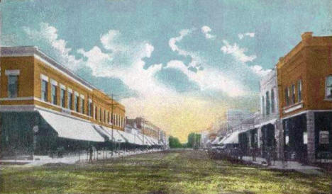 Main Street, Le Sueur Minnesota, 1900's