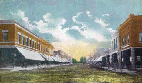 Main Street, Le Sueur Minnesota, 1900's
